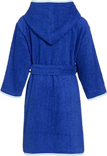 Playshoes Jungen Kinder Frottee-Bademantel Hai mit Kapuze - 2