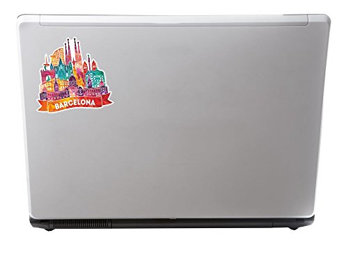 2 x Barcelona Catalunya Spanien Vinyl Aufkleber Aufkleber Laptop Reise Gepäck Auto Ipad Schild Fun # 6381 – 10cm/100mm Wide - 2