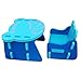 Produktbild XMTMMD Eva Foam Tisch und Stuhl Kinder Möbel Spielzeug Einfache Montage Babytisch Stuhl Set Baby Spielzeug Tisch und Stuhl 9 Monate - 3 Jahre Alt AMZPZY17