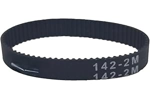 GOHAPY High Torque Drive 2M Closed Loop Rubber Timing Belt, Width 4/5/6mm Drive Toothed Belt, Length 2M-142mm Rubber Timing Belt For Bonders(6mm)