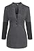 Zeagoo Women's Casual High Waist Gathered Loop Nursing Top Long Sleeves Dress