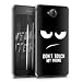 Produktbild kwmobile Crystal Case Hülle für Microsoft Lumia 650 - TPU Silikon Cover im Don't touch my Phone Design