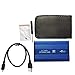Produktbild Floridivy 2,5-Zoll-USB-2.0-SATA Externe bewegliche Festplatte Box Aluminiumlegierung Shell-Adapter-Kasten-Gehäuse Box PC Festplatte PC Externe Mobile Laptop Notebook Blau