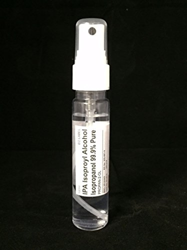 ISOPROPYL ALCOHOL 99.9% PURE IPA ISOPROPANOL - Various Sizes 30mL to 5 Litres (30ml Atomizer Spray)