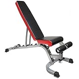 TNP Accessories® Adjustable Weight Bench Training Fitness Gym Flat Incline Multiuse Bench
