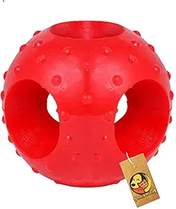 Foodie Puppies Flavored Rubber Chew Ball with Hole