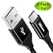 Produktbild USB C Kabel, BrexLink Nylon USB Type C Ladekabel [2 Stück 2 M] für Samsung Galaxy S10 S9 S8 Plus/Note 9 8, Moto, LG G5 G6 V30, Huawei P9/P10/Mate9 10, Sony Xperia XZ, HTC 10/U11, Lumia 950 XL(Schwarz)