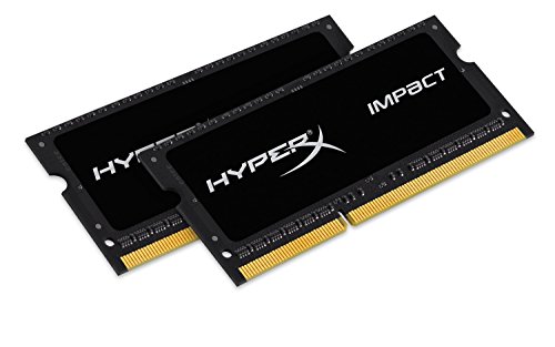 HyperX Impact HX316LS9IBK2/8 ram 8GB 1600MHz DDR3L CL9 SODIMM (Kit de 2) 1,35V
