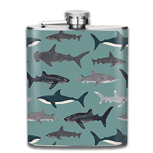 Preisvergleich Produktbild Hai-Arten 7 Unze Edelstahlflasche