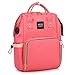 Produktbild QXbecky Mode rucksack aus mama tasche multifunktions große kapazität licht mama tasche mütter und kind paket baby tasche rosa 26x17x44cm