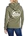 Roxy Women's Your Smile Zip B J OTLR Long Sleeve Hoodie, Green (Dusty Olive), Large