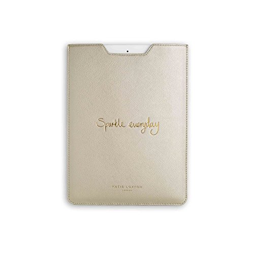 Preisvergleich Produktbild Katie Loxton iPad Sleeve – Sparkle Everyday – Metallic Gold