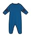 Petit Bateau Baby-Boys Santiag Striped Footies, Blue (Medieval/Wave), 9-12 Months (Manufacturer Size:9 Months)