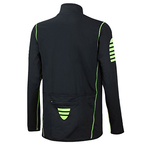 AIRTRACKS FUNKTIONS THERMO FAHRRADTRIKOT LANGARM PRO / THERMO RADTRIKOT/ WINDSTOPPER / REFLEKTOREN / FULL ZIP - 2