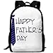 Produktbild HOJJP HandtascheMost Durable Lightweight New Travel Water Resistant School Backpack - Happy Fathers Day