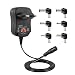 Produktbild Sopito 12W Universal Wand Ladegerät AC DC Adapter Switching Ersatz Netzteil mit einstellbarer Spannung und 6 Adapterstecker für 3V bis 12V Elektronik, Haushaltsgeräte, Waagen, Router, LED-Streifen