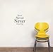 Produktbild Yologg 59X59 Cm Hohe Qualität Inspirierende Englische Wörter Nie Aufgeben Wandaufkleber Wasserdicht Abnehmbare Vinyl Kunst Wandtattoo Baby Zimmer