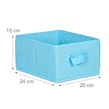 Relaxdays Kinderregal FUNNY Weltraum-Motiv, Aufbewahrungsregal, 9 faltbare Stoff-Boxen, HxBxT: ca. 63 x 65 x 30 cm, lila - 4