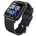 Produktbild HSKB Smartwatch, 1.3 Zoll IPS Farbmonitor Wasserdicht IP67 Bluetooth Blutdruck Kalorienarmband Armbanduhr Fitness Intelligenter für iOS Android (Schwarz)