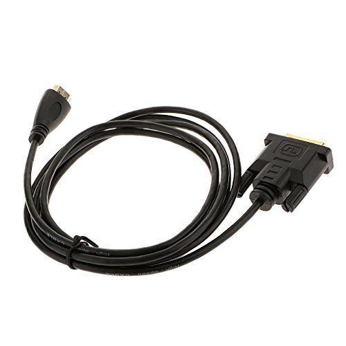 Adapterkabel HDMI (25-pol.) auf DVI, Stecker/Stecker, High Speed HDMI-DVI Kabel HDTV Cable, 1M bis 3M – 2M / 6.6ft - 5