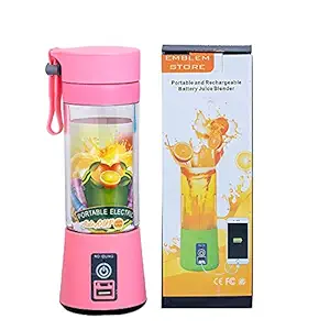 Darshan Online - Portable & Rechargeable Juicer Bottle Electric USB Juice Maker with Mobile chargerbal (Multi color)