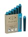 Produktbild Parker Tintenpatrone Quink Mini Packung mit 6 Stück, türkis