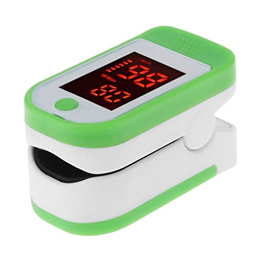 Preisvergleich Produktbild Fingerblutoximeter Blutdruckmessgerät Herzfrequenzmesser, tragbare Blutsauerstoffsättigung Herzfrequenzmesser