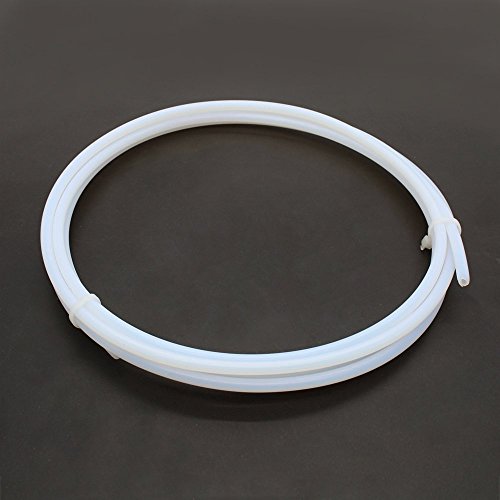 Redrex 2m 3D-Drucker ID2mm OD4mm PTFE-Schlauch mit 2 Stück PC4-M6 Pneumatik-Anschlussstücke für Reprap 3D-Drucker 1.75mm Bowden Hotend - 2