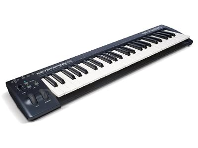M-Audio Keystation 49 II Clavier-Maître USB MIDI avec 49 Touches Dynamiques Sensibles à la Vélocité + Logiciel Eighty Eight Ensemble par SONiVOX (pour Mac & PC)