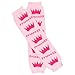 Children's Baby Leg Warmers (Pink Crown) Color: Pink Crown