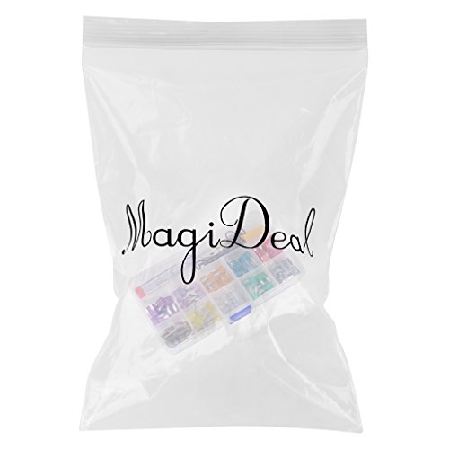 100xAuto mini Flachstecksicherungen mit Sortiments Box 2-35A+Test Stift - 2