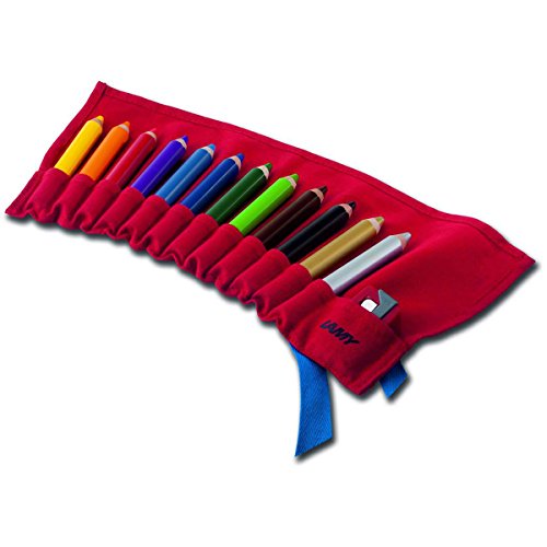Lamy 1226066 3-Plus Farbstift Set Stoffrolle Modell Nummer W 419