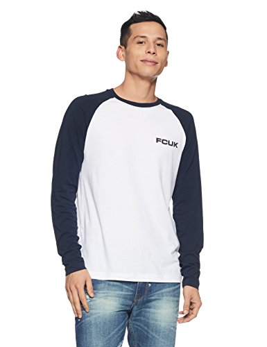 French Connection Men's Solid Slim Fit T-Shirt