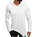 Produktbild Herren Pullover Streifen Kapuzenpullover Hoodie Strickpullover mit Kapuze Longsleeve Sweater Sweatshirt