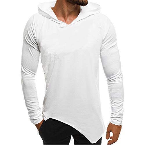 Preisvergleich Produktbild Herren Pullover Streifen Kapuzenpullover Hoodie Strickpullover mit Kapuze Longsleeve Sweater Sweatshirt