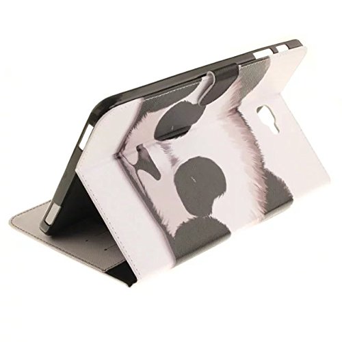Skytar Hülle für Galaxy Tab A6 10.1 – PU Leder Schutzhülle Flip Cover Case für Samsung Galaxy Tab A 10.1 Zoll (2016) SM-T580N / SM-T585N Tablet Brieftasche Etui mit Support-Funktion,Panda - 6