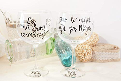 Copa de gin tonic personalizable - Copa personalizada para combinados