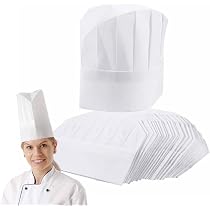 VIRSUS Cappelli da Cuoco in Carta monouso 80123 colore Bianco ...