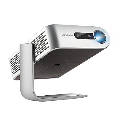Viewsonic M1 Projecteur de Bureau 250ANSI Lumens DLP WVGA (854x480) Argent Vidéo-projecteur - Vidéo-projecteurs (250 ANSI Lumens, DLP, WVGA (854x480), 16:9, 609,6 - 2540 mm (24 - 100"), 1 - 1 m)