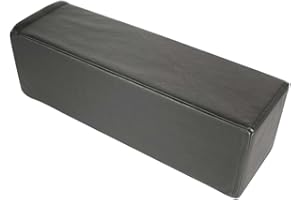 YURRO Anpassbares Sofakissen, Armlehnenkissen, Unterstützung zum Lesen, Entspannen, Memory-Schaum-Armlehnenkissen, weicher Bettspaltnahtfüller, abnehmbarer Lederbezug