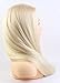 24" Cosmetology Mannequin Head 100% Synthetic Hair Blonde Color, Practice Training Hair Styling Mannequin Head