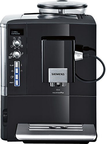 Siemens TE506509DE Kaffee-Vollautomat EQ.5 macchiatoPlus (1.7 l, 15 bar, 1600 Watt, Cappuccinatore) schwarz