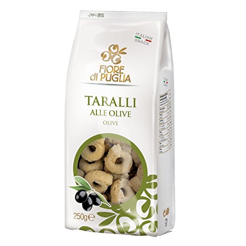 Preisvergleich Produktbild Fiore di Puglia Taralli alle Olive (mit Olivengeschmack), 250g