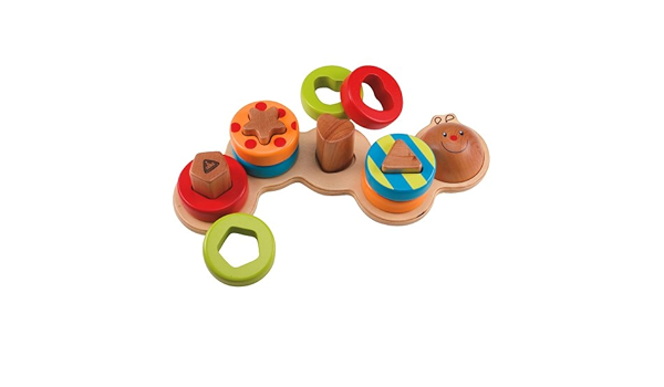 caterpillar shape sorter