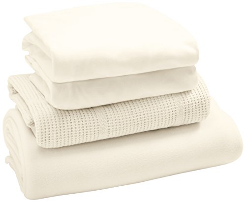 Mamas & Papas Cotbed Starter Bedding Set - Cream