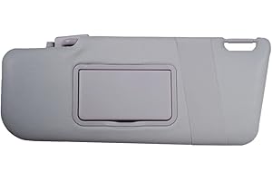 VHEUHZ 1 Pieza Parasol Lado Conductor Izquierdo Compatible con FIAT Panda A Partir DE 2003 (con Espejo Y Bolsillo) (Lado Izquierdo del Conductor 17.072/00)