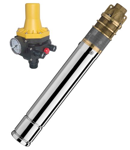 PUMPENSTEUERUNG DRUCKSCHALTER Druckwächter Automatic-Controller Durchflusswächter AC3 verkabelt für Hauswasserwerk Pumpe Brunnenpumpe Kreiselpumpe Tauchpumpe Tiefbrunnenpumpe - 7