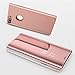 Produktbild FNBK iPhone 7 Plus/iPhone 8 Plus 5.5" Hülle Spiegel Cover Mirror Case Flip Schutzhülle Roségold Handyhülle Wallet Handy PC Luxus Bumper Backcover Stand Stoßfest Bookstyle Männer Frauen Handytasche