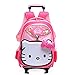 Produktbild Kinder Rucksack niedlich kt Katze Trolley Tasche Grundschule Mädchen Umhängetasche Trolley Lagerung Rosa