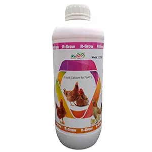 REFIT ANIMAL CARE Calcium Tonic for Poultry, Chicken & Birds, 1 LTR, R-Grow